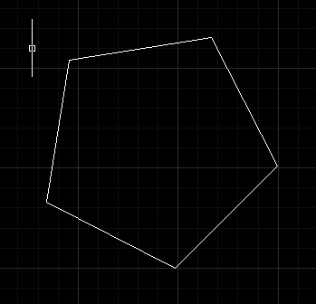 CAD根據(jù)存在的邊畫多邊形