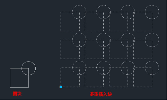 CAD中如何創(chuàng)建一些多重插入塊