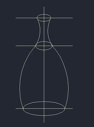 CAD繪制一個簡單的花瓶平面圖的技巧