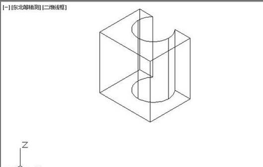 如何使用CAD差集命令畫(huà)立體圖，面域和實(shí)體的差集