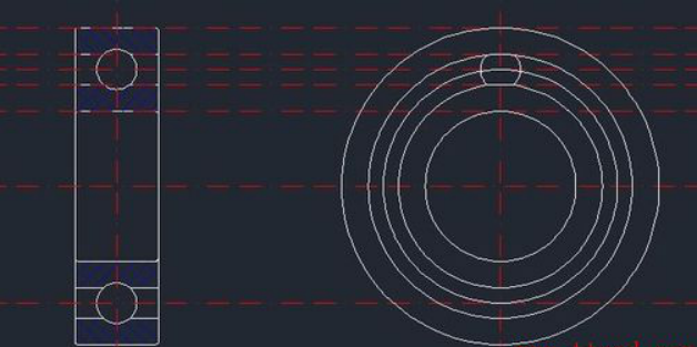 CAD繪制深溝球軸承的步驟